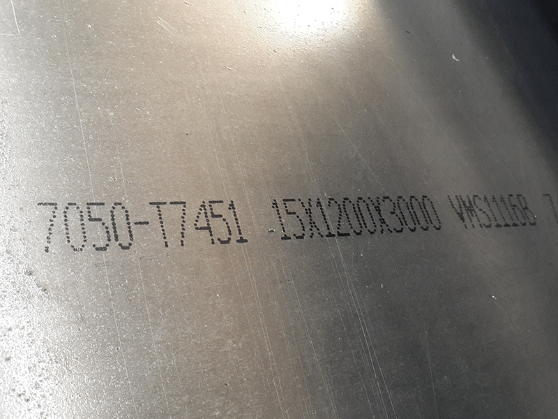 forged aluminum plate